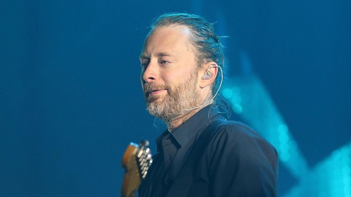 SYDNEY, AUSTRALIA - NOVEMBER 12:  Thom Yorke of Radiohead performs live on stage at Sydney Entertainment Centre on November 12, 2012 in Sydney, Australia.  (Photo by Mark Metcalfe/Getty Images)