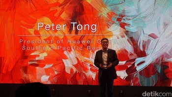 Hajatan ini dihadiri President of Huawei CBG Southern Pacific Peter Tong. Foto: detikINET/Rachmatunnisa
