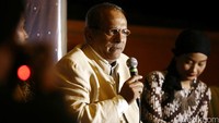 Mantan Presiden Timor Leste Jose Ramos-Horta saat menjadi pembicara di kuliah umum dalam rangkaian The 3rd ALF 2016, Kamis (5/5/2016).