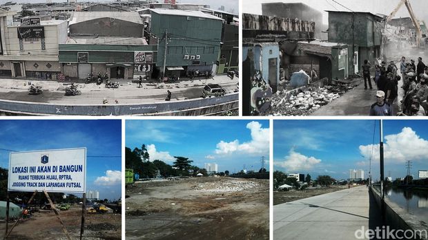 Wajah 'kelam' Kalijodo disulap menjadi RPTRA dan RTH.