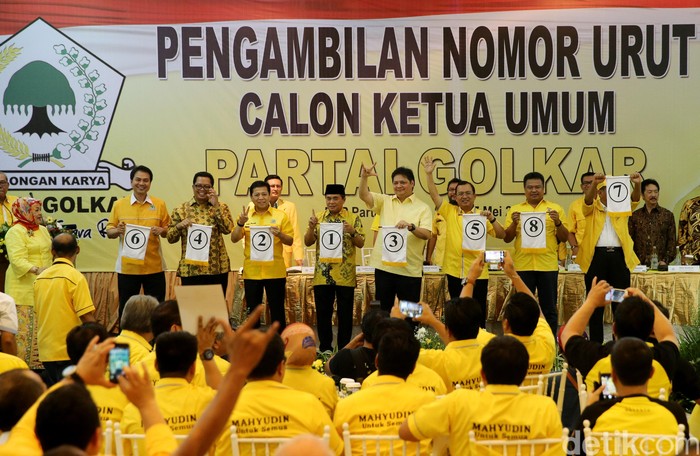 Ini Nomor Urut 8 Caketum Golkar