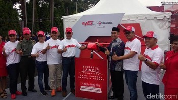 Setelah singgah di Malang, Elang Barat akan melanjutkan perjalanannya ke Pulau Bali. Perjalanan drone mata langit ini bisa disaksikan melalui situs telkomsel.com/elangnusa, baik melalui live streaming maupun recorded. Foto: Muhammad Aminudin