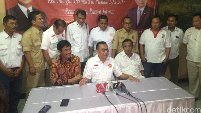 Bahas Pilgub DKI, Rakerda Gerindra Dihadiri Djarot Hingga Ketua DPD Hanura