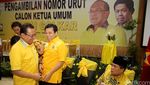 Caketum Golkar Ambil Nomor Urut