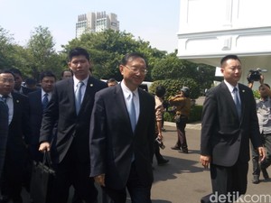 Anggota Dewan Negara China Temui Presiden Jokowi di Istana