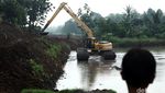 Cegah Banjir, Waduk Brigif Dinormalisasi