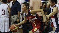 Aksi Maria tanding basket. Pool/Gus Mun/detikFoto.