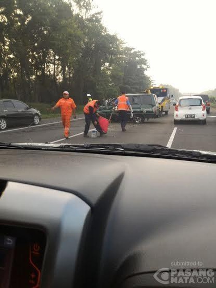 Kecelakaan di KM 132 Tol Purbaleunyi, Arus Lalin Arah Bandung Padat Merayap