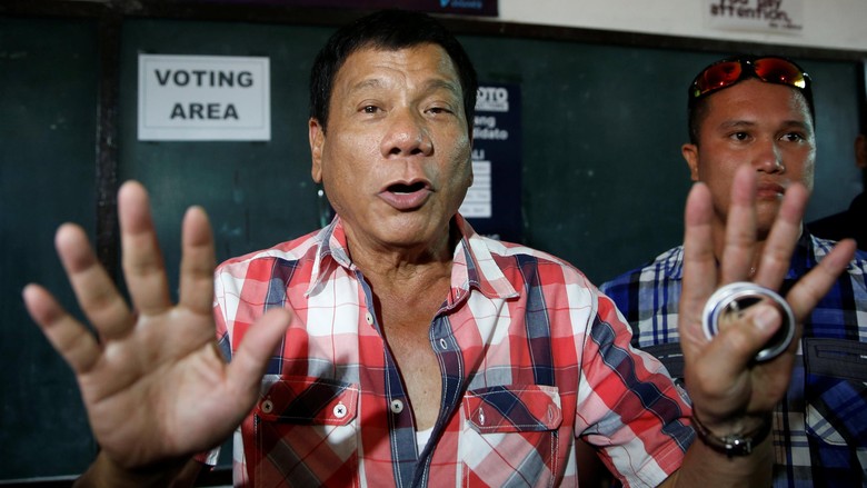 Wali Kota Kontroversial Rodrigo Duterte Menangi Pemilihan Presiden Filipina Wali Kota Kontroversial Rodrigo Duterte Menangi Pemilihan Presiden Filipina