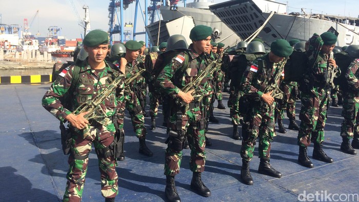 450 Pasukan TNI AD Diberangkatkan untuk Jaga Perbatasan RI- Papua Nugini