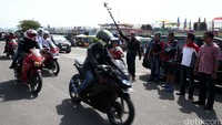 Sebanyak 300 bikers Honda CBR mengikuti Jambore Nasional Tour de Mandeh, Minggu (8/5/2016).