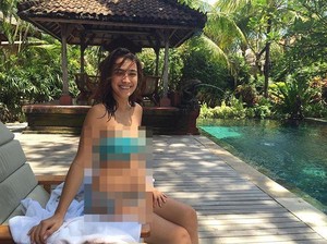 Alexandra Gottardo Seksi Pamer Perut Hamil