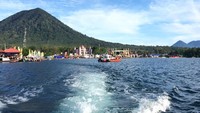 Foto: Harga sewa speedboatnya bervariatif antara Rp 800 ribu-3 juta. Ini tak hanya bisa digunakan untuk ke Babua tapi juga pulau lainnya yang berdekatan (Esty/detikTravel)