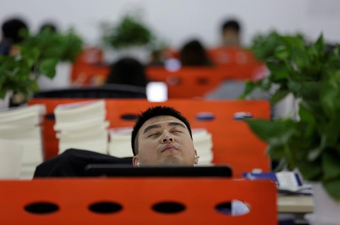 Keseharian karyawan startup china