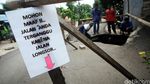 Jalan Ambles di Perumahan Ceger Diperbaiki