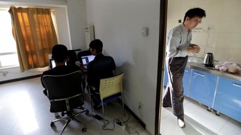 Salah satu perusahaan startup Technology Company Limited menyediakan fasilitas dapur untuk kebutuhan pangan para karyawannya. Foto: Reuters/Jason Lee