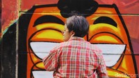 Karakter jengke berwarna oranye dari Onde asal Bandung.