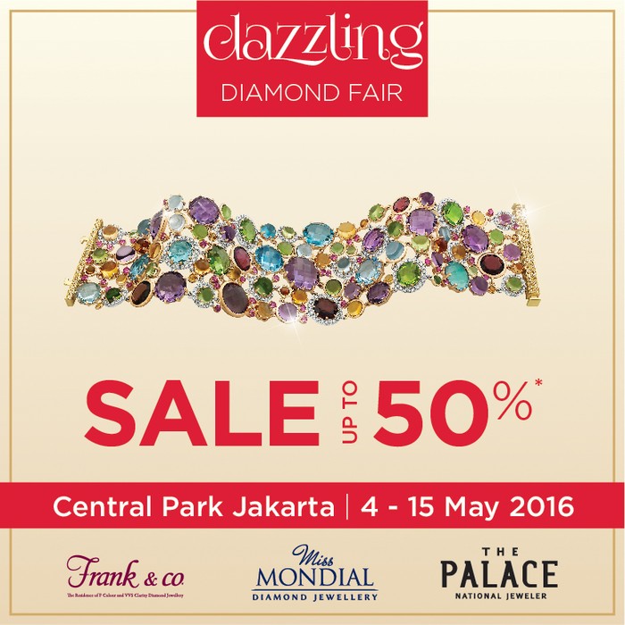 Mahakarya Perhiasan Berlian Dipamerkan di Central Park Jakarta