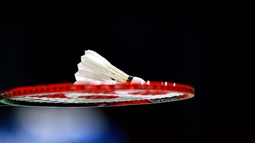 DUBAI, UNITED ARAB EMIRATES - DECEMBER 19: A shuttlecock is pictured during day three of the BWF Destination Dubai World Superseries Finals at the Hamdan Sports Complex on December 19, 2014 in Dubai, United Arab Emirates. (Photo by Warren Little/Getty Images for Falcon)