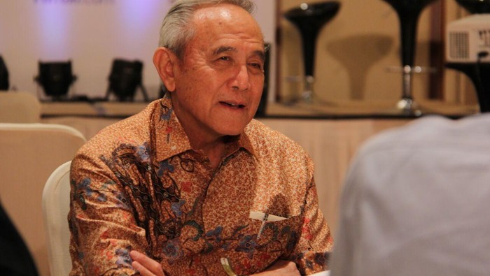 Theodore Permadi Rachmat atau TP Rachmat dalam acara Wealth Wisdom di Hotel Ritz Carlton Pacific Place, Jakarta.