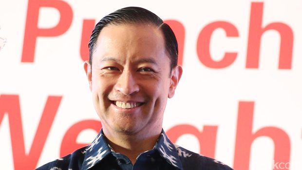 Menteri Perdagangan Thomas Lembong pada HSBC Economic Outlook 2016 di Hotel Mulia, Jakarta, Kamis (11/5/2016).