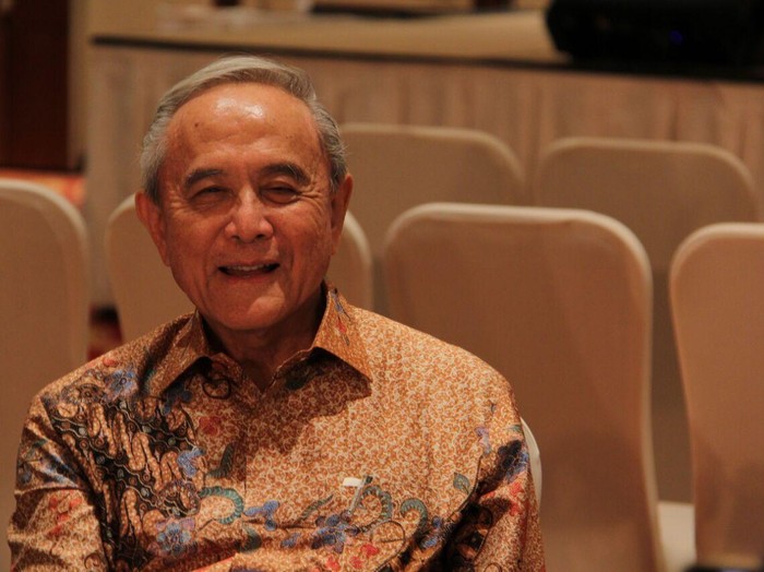 Theodore Permadi Rachmat atau TP Rachmat dalam acara Wealth Wisdom di Hotel Ritz Carlton Pacific Place, Jakarta.