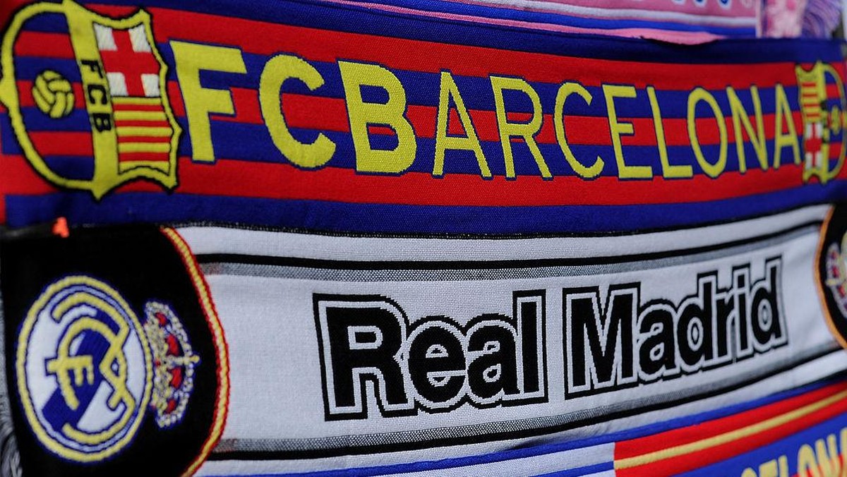 Syal Barcelona dan Real Madrid Syal Barcelona dan Real Madrid