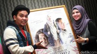 Keduanya tampil bersama di acara perilisan official trailer dan poster film Jilbab Traveler: Love Sparks in Korea. Pool/Gus Mun/detikFoto.