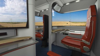 Pengembangan hyperloop dikerjakan oleh perusahaan yang berbasis di Los Angeles, Hyperloop One. Digagas Elon Musk, taipan teknologi yang bisnis utamanya mobil listrik Tesla. Foto: Argo Design