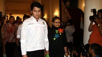 Keempat WNI tiba di gedung Kemlu yang berada di Jalan Pejambon, Jakarta Pusat, Jumat (13/5/2016), sekitar pukul 16.10 WIB dengan didampingi oleh keluarga dan Menteri Luar Negeri RI Retno L Marsudi.