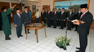 Kepala Bakamla Lantik 9 Pejabat Pimpinan Tinggi