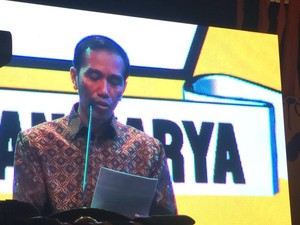 Jokowi: Semoga Golkar Bisa Menjadi Roh Parpol yang Bekerja untuk Bangsa