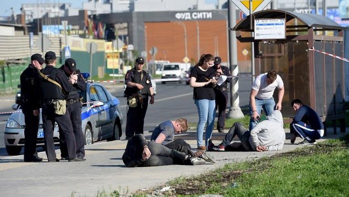 3 Orang Tewas dalam Perkelahian Massal di Pemakaman di Moskow