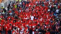 Aksi jalan santai dimulai pada pukul 07.00 WIB.