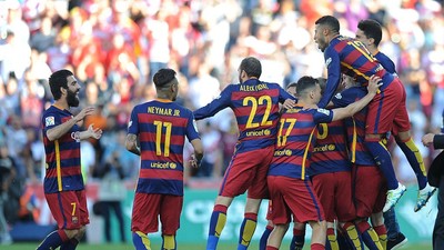 Kalahkan Granada, Barca Raih Titel La Liga