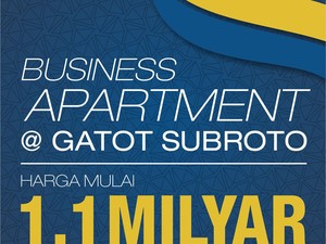 Business Apartment di Gatot Subroto - Jakarta, Hanya Rp 1,1 Miliar!