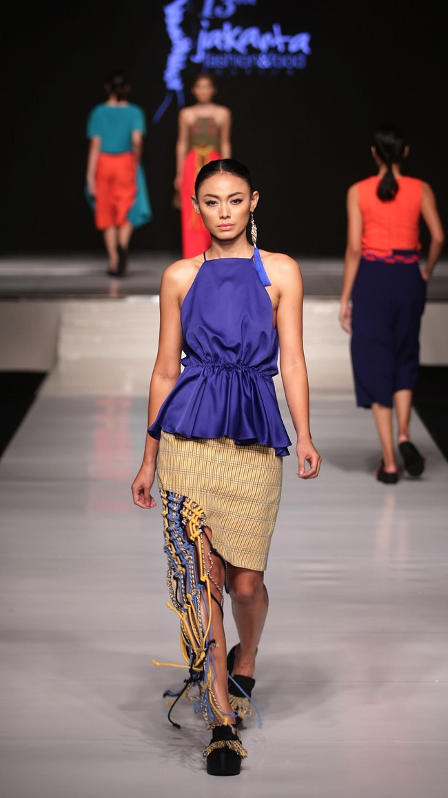 FA by Felisa Aprilia Jalinan Lungsi Pakan Jakarta Fashion & Food Festival 2016 at Hotel harris. Kelapa Gading. Jakarta. [Foto: Mohammad Abduh/Wolipop]