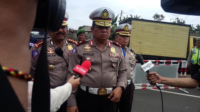 Wakakorlantas ke Lokasi JPO Roboh: Contra Flow Prioritas Serpong ke Jakarta Dulu