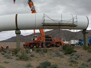 Mengintip Uji Coba Kereta Super Ngebut Hyperloop