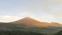 Gunung Rinjani selalu memikat para wisatawan yang berkunjung ke Lombok, NTB. Dari Bukit Pergasingan, Gunung Rinjani tampak indah sekali (Yudhistira/detikTravel)