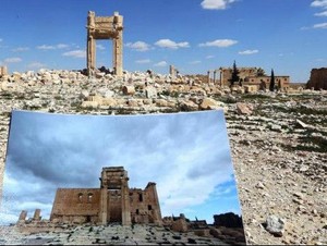 Menyayat Hati, Foto Palmyra Sebelum dan Sesudah Hancur