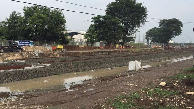 Progres Kereta Bandara Soetta, Rel Baru Tersambung 800 Meter