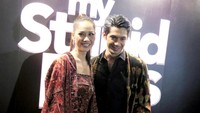 BCL dan Reza saat pemutaran perdana My Stupid Boss di Golden Screen Cinemas (GSC), Kuala Lumpur, Malaysia, Senin (16/5/2016).
