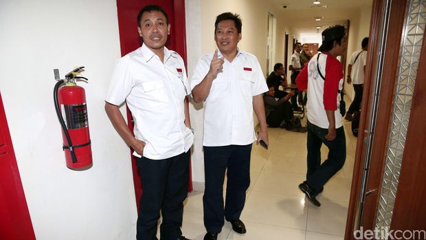Setiyardi Budiono dan Darmawan Sepriyossa, eks pimred dan redaktur tabloid Obor Rakyat.