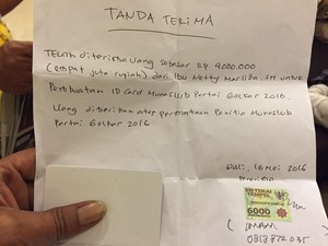 Buat ID Card Munaslub Golkar, Istri Akom Ditagih Biaya Rp 4 Juta