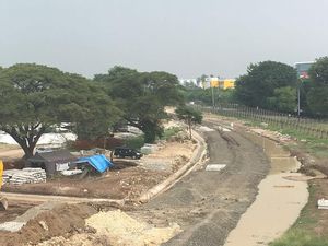 Progres Kereta Bandara Soetta, Rel Baru Tersambung 800 Meter