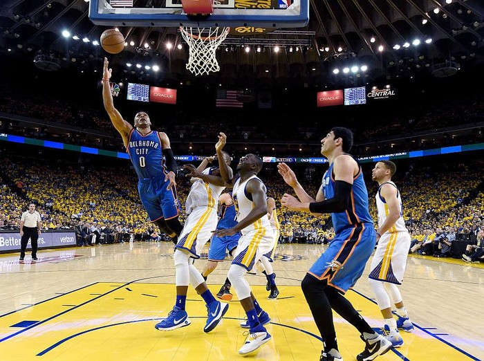 Thunder Rebut Gim Pertama Usai Berjaya di Markas Warriors