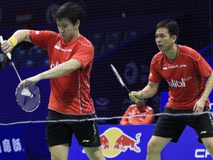 Hendra/Marcus Perbesar Keunggulan Indonesia atas India
