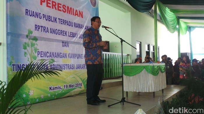 Kendaraan Melaju Kencang, Ahok Mabuk Saat Akan Resmikan RPTRA Lebak Bulus