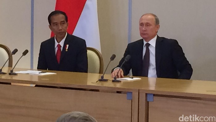 Jokowi bertemu Putin di Sochi Rusia
